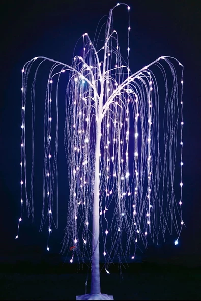 MAGICLEDCORNER Rgb Smart Led Işıklı Söğüt Ağacı 120cm 32 Animasyon - Resim 3