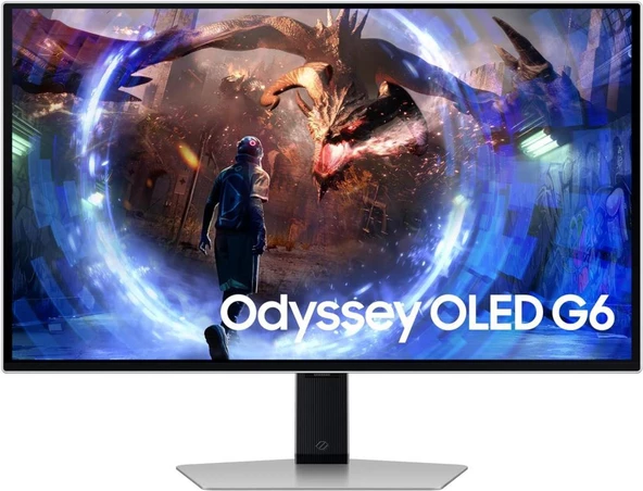 Samsung Odyssey G6 LS27DG602SUXUF 27" 0.03 ms OLED 2K Pivot 360 Hz Oyuncu Monitörü - Teşhir