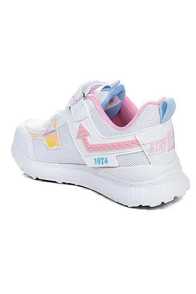Mergenshoes Als Beyaz Pembe Günlük Kız Çocuk Spor Ayakkabı - 3