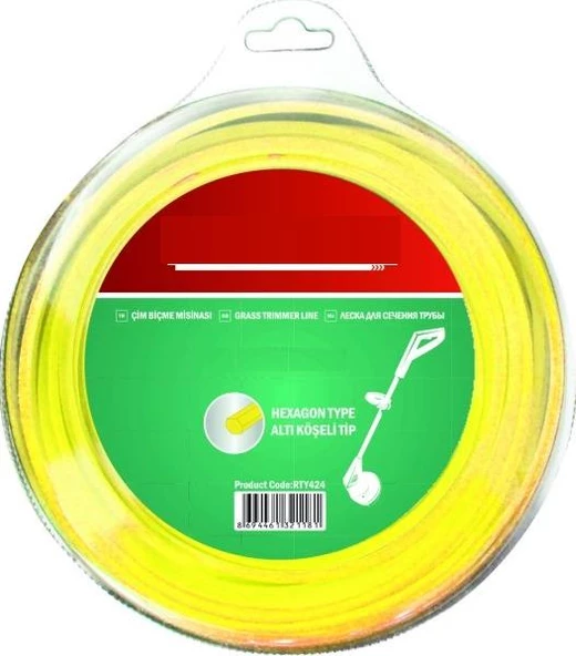 Kenar Kesme Makinası Misina Yuvarlak 2,4 mm 15 mt