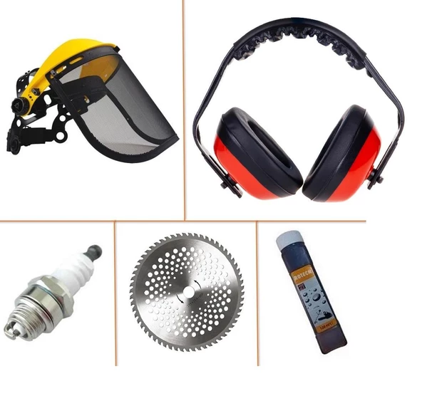 Motorlu Tırpan 5 li Kullanım Seti ürün görseli 1