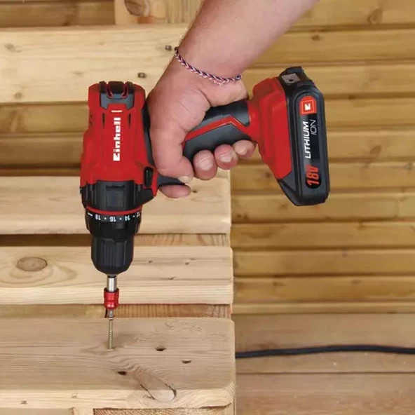 Einhell TC-CD 18-2 Li (2x1,5 Ah) Çift Akülü Vidalama Makinası - 4513820 - 3