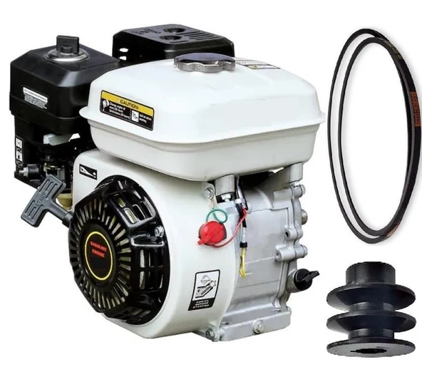 Gardenpro Benzinli 170F İlaçlama Motoru 7 Hp Kasnak&Kayışlar Dahil