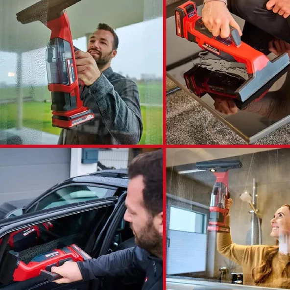 Einhell BRILLIANTO - Solo, Akülü Cam Temizleme Makinesi - 3437100 - 5