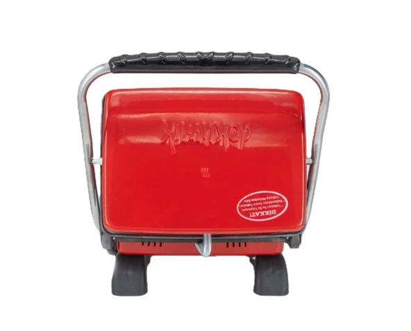 Dökümix Demir Döküm Kırmızı 1800 Watt 4-6 Dilim Ev-Sanayi-Büfe Tipi Tost Makinası ve Izgara - 6