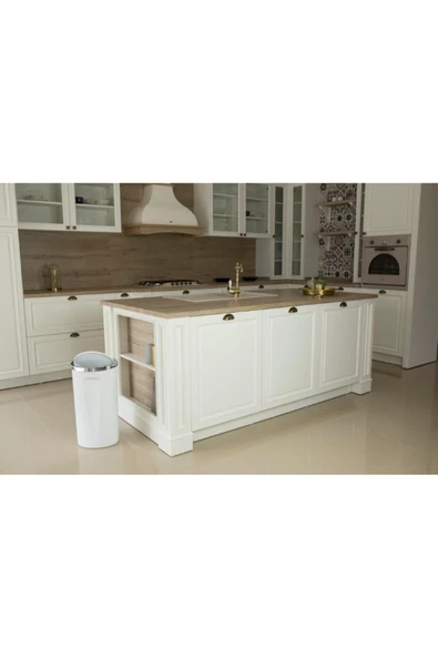Prima Nova P.nova, Lenox 35lt Çöp Kovası-beyaz - Resim 6