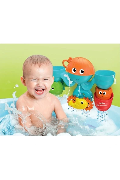 17458 Eğlenceli Arkadaşlar Su Parkı Banyo Oyuncağı, Baby , 6 Ay - 3