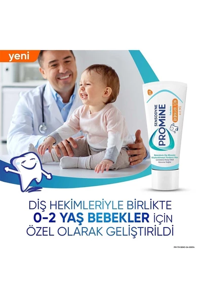 Sensodyne Promine Baby 0-2 Yaş Arası Diş Macunu 50 ml - 2