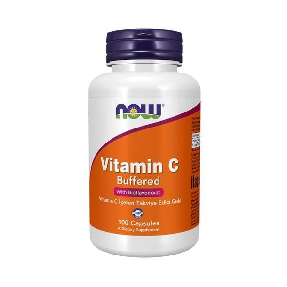 Now Vitamin C Buffered 100 Kapsül