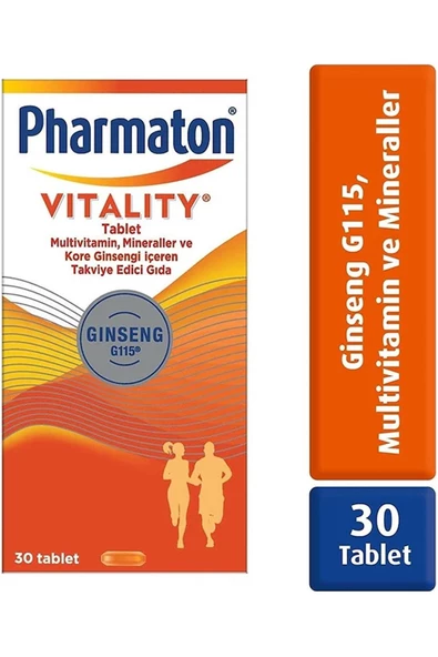 Pharmaton Vitality 30 Tablet ürün görseli 1