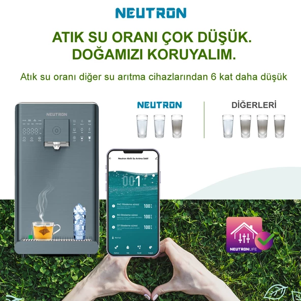 Neutron NTL-SU20C6WB Sıcak/soğuk Tezgah Üstü Akıllı Su Arıtma Cihazı - 2