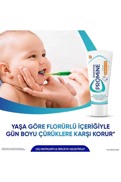 Sensodyne Promine Baby 0-2 Yaş Arası Diş Macunu 50 ml - 3