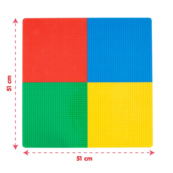 LegoClassicUyumlu Tablalı Mega Boy Zemin 51x51 cm - 3