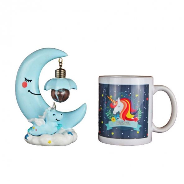 Unicorn 2 Li Set Ay Unicorn Lamba Unicorn Kupa