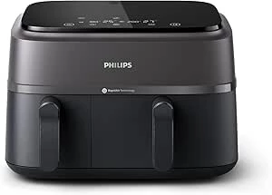 Philips 3000 Serisi Çift Hazneli Airfryer NA350/00 9 lt Yağsız Fritöz