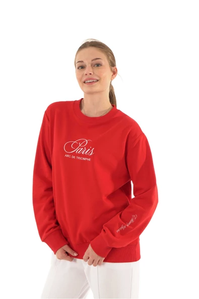 Joggy Kadın Kırmızı Sweatshırt 141 ürün görseli