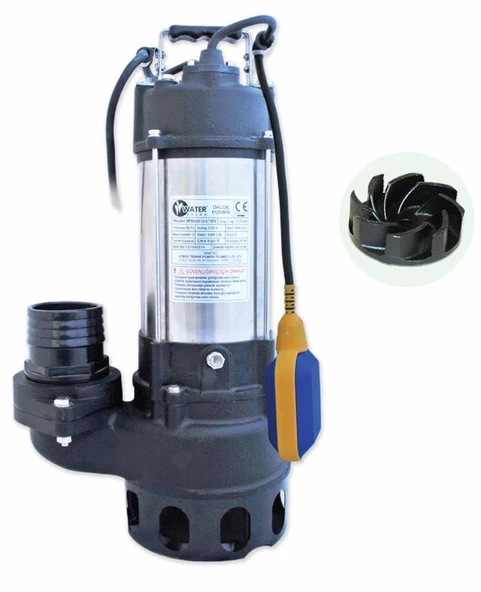 Water WS-75 KPVM 12/10 Kirli Su Dalgıç Pompa