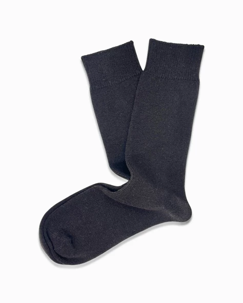 Endémique Studio The Wool Plain Brown-Erkek Çorap - 2