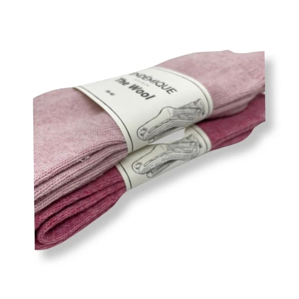 Endémique Studio The Wool Plain Lilac-Kadın Çorap - 6