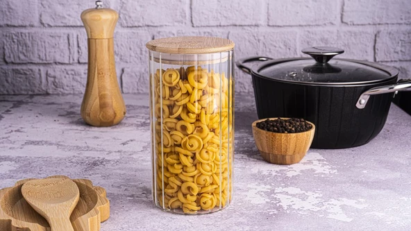 Bambum Jack Cam Saklama Kabı 900 ml B5573 - 2