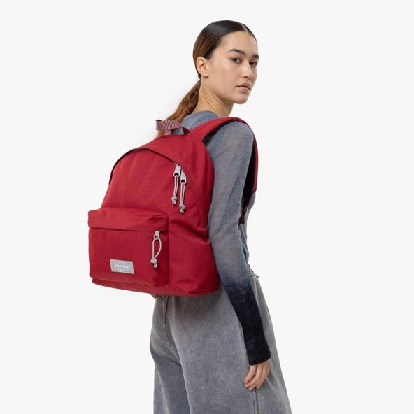 Eastpak Sırt Çantası Padded Pak'r Bordo Kontrast Stripe Red 5O9