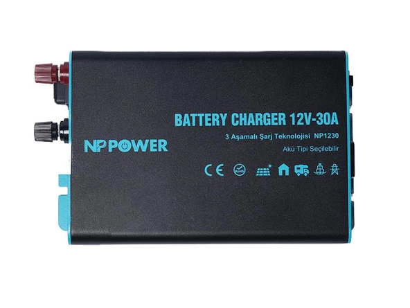 NP1230 NP Power 12V 30A Akü Şarj Cihazı - 6