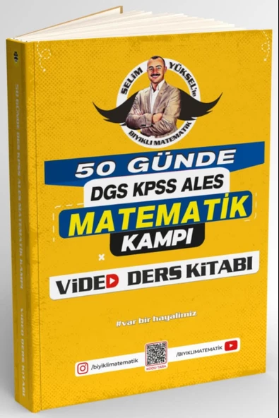 Kr Akademi Bıyıklı Matematik 2024 50 Günde DGS - KPSS