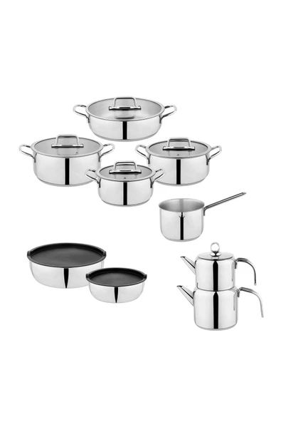 Schafer Grande Mia Çelik Çeyiz Seti 16 Parça-Inox - 2