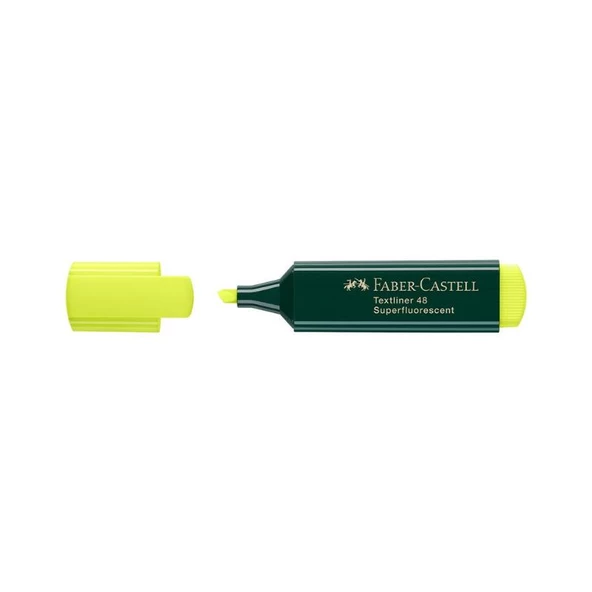 Faber-Castell 154807 Fosforlu Kalem Sarı - 2