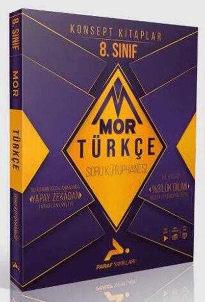 Prf Paraf 8.Sınıf LGS Mor Türkçe Soru Kütüphanesi