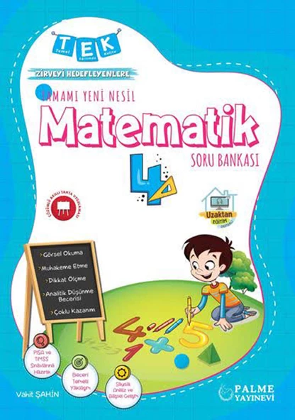 Palme 4. Sınıf Tek Matematik Soru Bankası