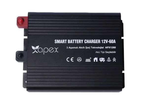 APX1260 Apex 12V 60A Smart Akü Şarj Cihazı