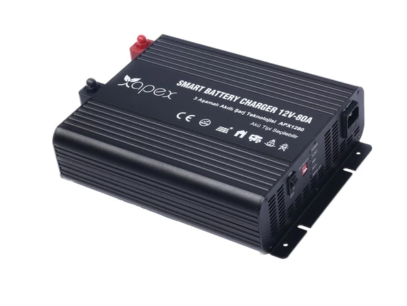 APX1280 Apex 12V 80A Smart Akü Şarj Cihazı - 3
