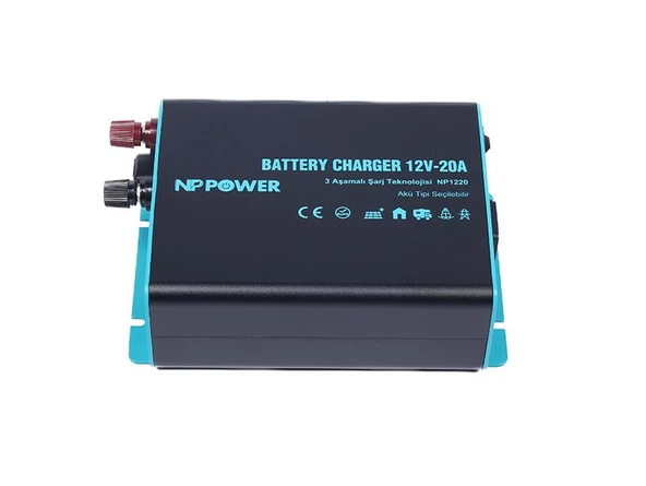 NP1220 NP Power 12V 20A Akü Şarj Cihazı - 2
