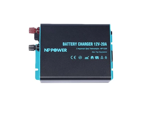 NP1220 NP Power 12V 20A Akü Şarj Cihazı - 5