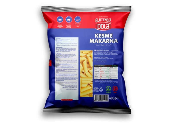 Dola Glutensiz Kesme Makarna 400 gr