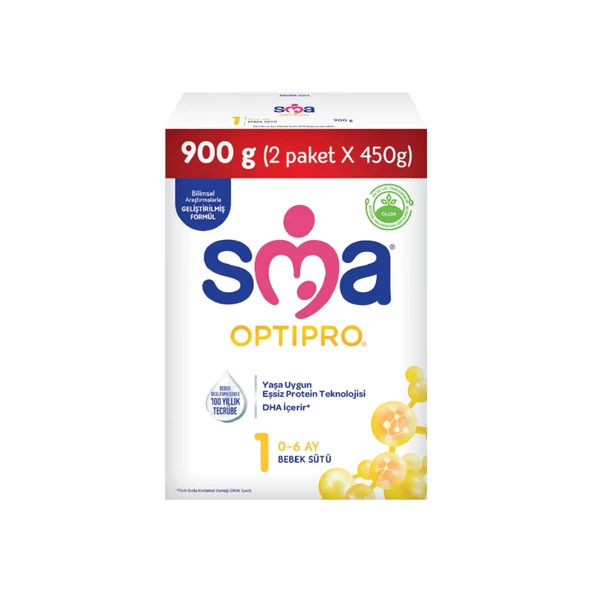 SMA Optipro 1 Probiyotik Bebek Sütü 900 gr