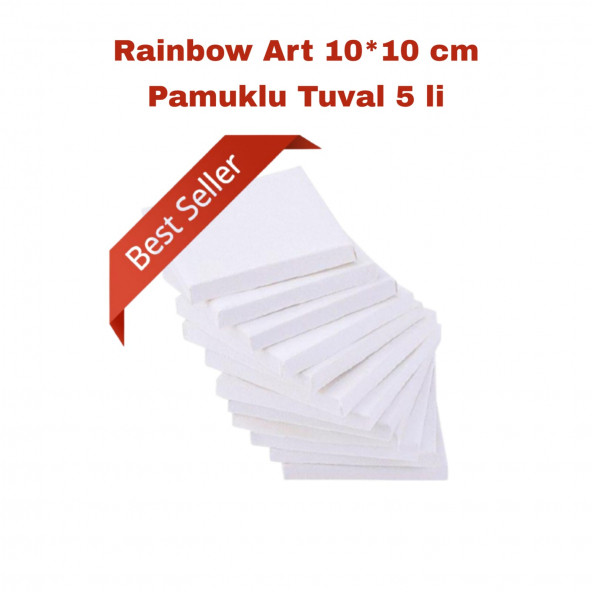 RAINBOWART Tuval 10x10 Cm 5'li Paket