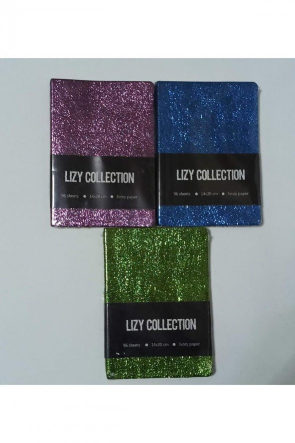 Liz Defter Sim Kapaklı Çizgili 96 YP 14x20 Ivory