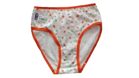 Seher Yıldızı Kız Çocuk Desenli İnce Lastik Külot 0053 - 2