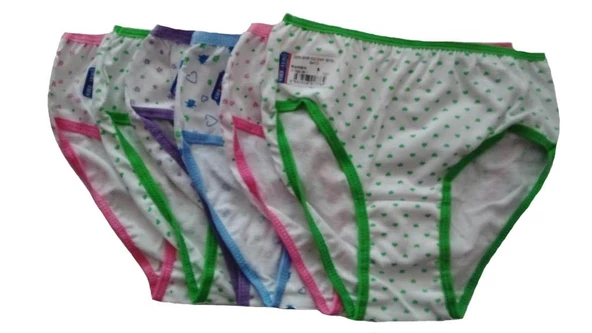 Seher Yıldızı Kız Çocuk Desenli İnce Lastik Külot 0053 - 3