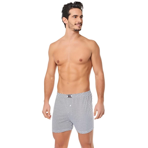 3 lü Paket Seher Yıldızı Erkek Desenli Boxer 0007