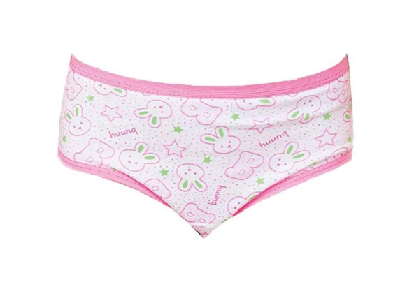 Seher Yıldızı Kız Çocuk Desenli İnce Lastik Külot 0053