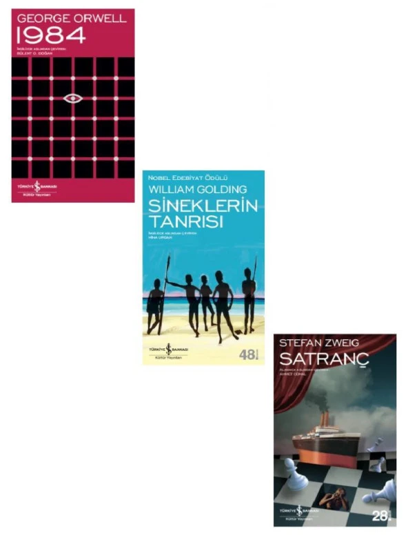 Sineklerin Tanrısı + 1984 + Satranç 3 Kitap