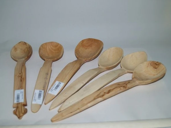 Tahta Kaşık (Zeytin Ağacından El Oyması) - 2