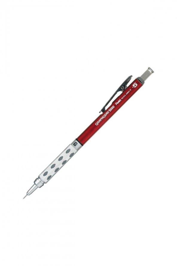 Pentel Çizim Kalemi Metal Gövde Gizli Uç Teknik Çizim Ve Yazı İçin Versatil 0.5 MM PG1015C-BX