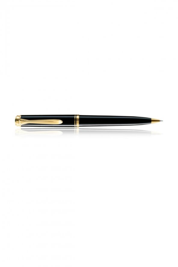 Pelikan Tükenmez Kalem 14 Ayar Altın Kaplama Siyah K600