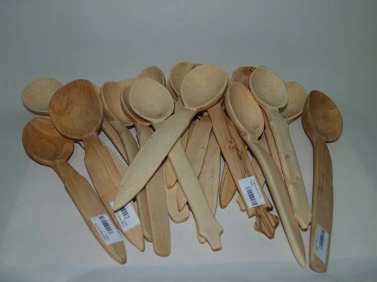 Tahta Kaşık (Zeytin Ağacından El Oyması) - 4