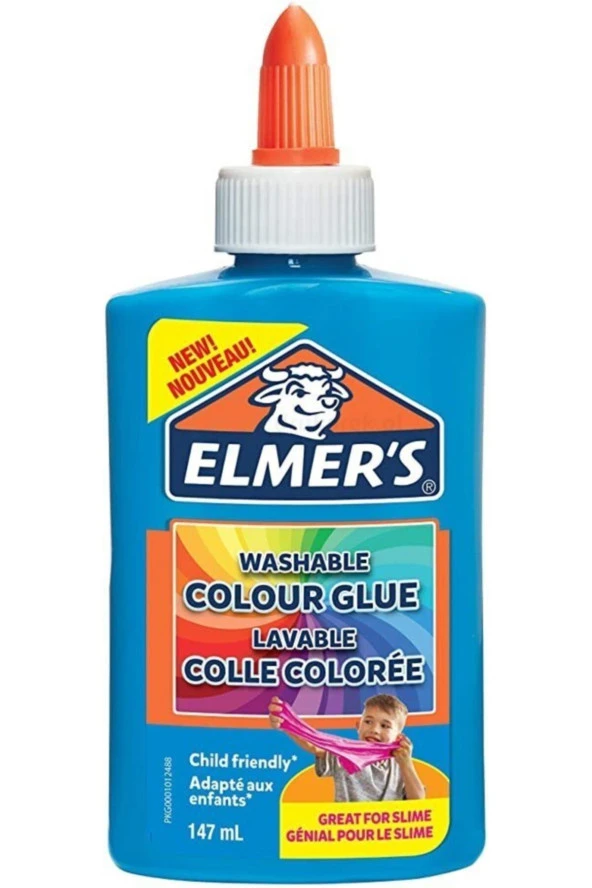 Elmers Mat Renkli Yapıştırıcı Mavi 147 ML
