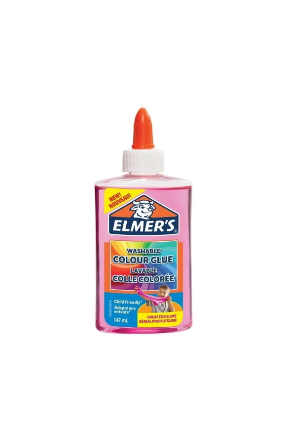 Elmers Şeffaf Renkli Yapıştırıcı Pembe 147 ML ürün görseli